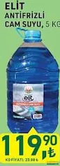 ELİT ANTİFRİZLİ CAM SUYU 5 KG fiyat ve kampanya bilgisi